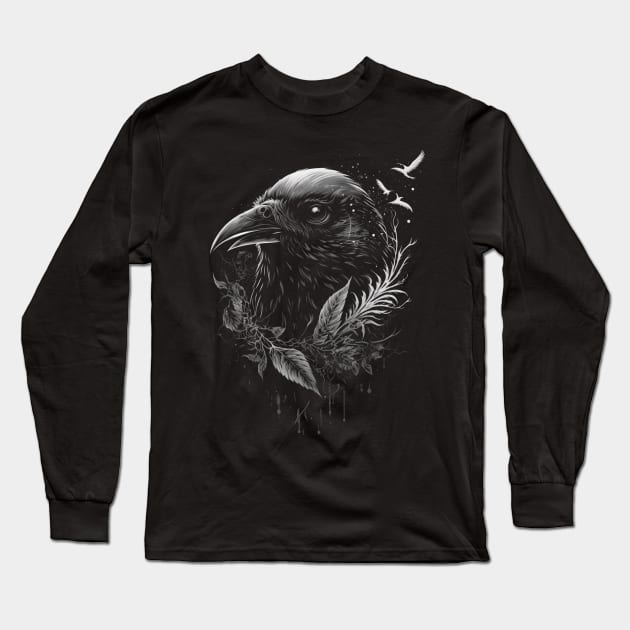 MORRIGAN Long Sleeve T-Shirt by Follow The Blood